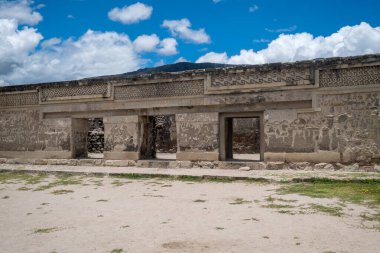 Meşhur Kolombiya öncesi arkeolojik alan Mitla, Oaxaca, Meksika