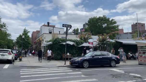 Williamsburg Brooklyn Widok Ulicę Berry — Wideo stockowe