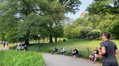 Central Park güzel manzara. 