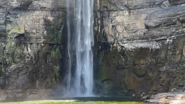 Parque Estatal Taughannock Falls Ithaca — Vídeo de stock