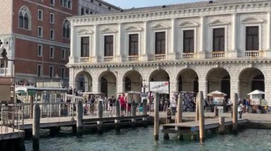 Venedik, İtalya - 7 Ekim 2023: Venedik manzarası