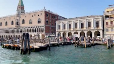 Venedik, İtalya - 7 Ekim 2023: Venedik manzarası