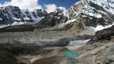 Himalayalar 'daki göl. zaman aşımı videosu  