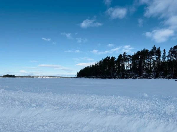 Winter Landscape North Sweden — Stock Photo, Image