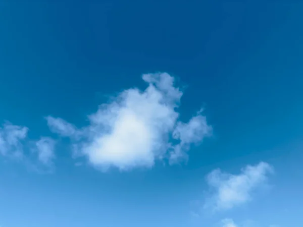 Modrá Obloha Bílý Mrak — Stock fotografie
