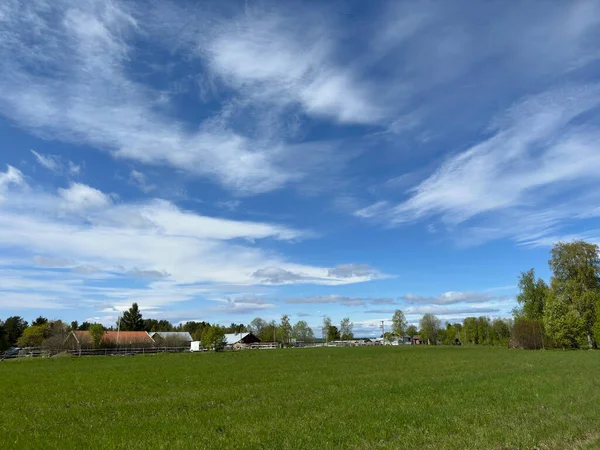 Hermoso Paisaje Del Pueblo Norte Suecia —  Fotos de Stock