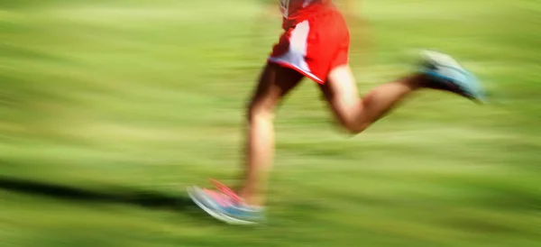 Correr Través Del País Carrera Velocidad Desenfoque Competencia Deportes — Foto de Stock