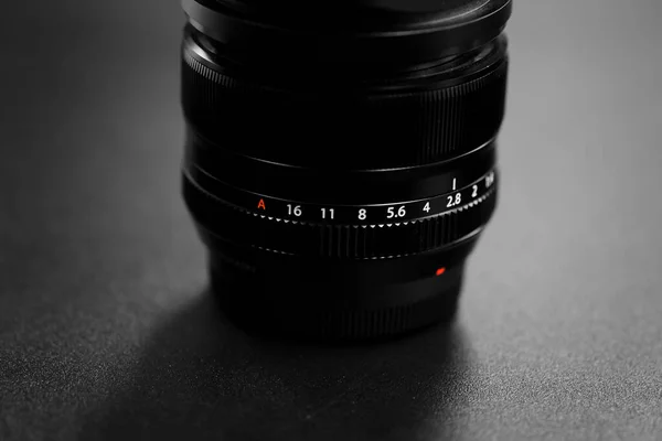 Gegevens Lens Van Camera Met Een Diafragma Stopwaarde Van — Stockfoto