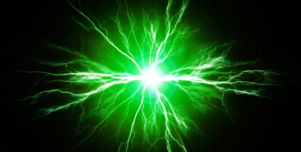 Explosão Energia Pura Eletricidade Nos Parafusos Plasma Escuro Energia Chocante — Fotografia de Stock