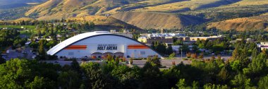 Pocatello, Idaho Amerika Birleşik Devletleri 09 / 08 / 2023, Idaho Eyalet Üniversitesi Koleji Holt Arena Mini Spor Arenası