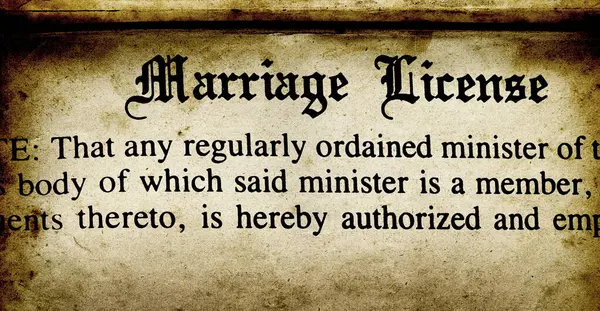 Marriage certificate form application to be married legally antique textured document