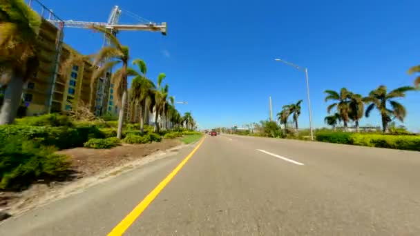 Punta Gorda Usa October 2022 Driving Sunseeker Resort Charlotte Harbor — Stock Video