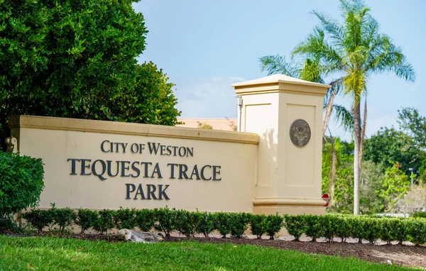 stock image Weston, FL, USA - November 8, 2022: Photo of Tequesta Trace Park