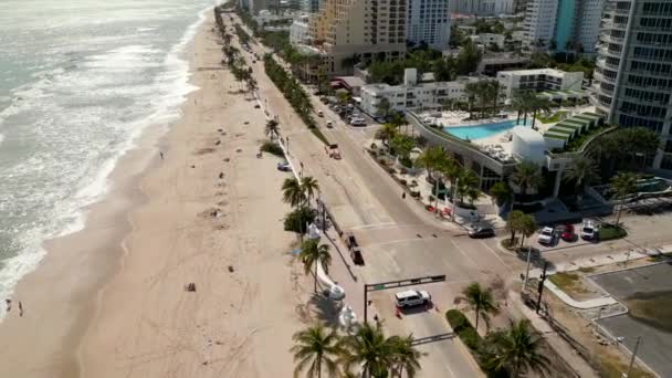 Fort Lauderdale Verknalde Het Orkaan Nicole 2022 — Stockvideo