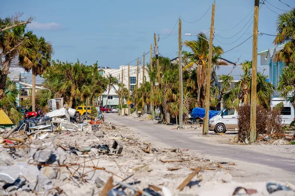 Fort Myers Beach Florida Usa November 2022 Abschuss Einer Straße — Stockfoto