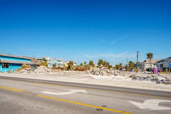 Fort Myers Beach Verenigde Staten November 2022 Puin Straat Waar — Stockfoto