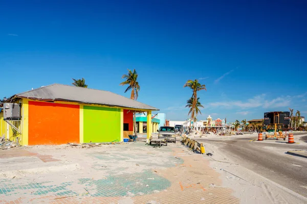Fort Myers Beach Verenigde Staten November 2022 Rommelige Fort Myers — Stockfoto