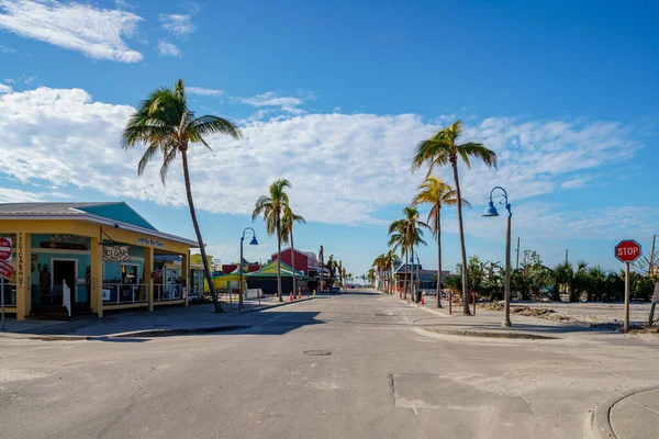 Fort Myers Beach Floride États Unis Novembre 2022 Rues Vides — Photo