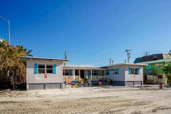 Fort Myers Beach Usa Листопада 2022 Будинки Залишаються Вакантними Після — стокове фото