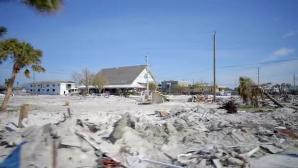 Проїзд Форт Майерс Доми Змиті Від Урагану 2022 — стокове відео