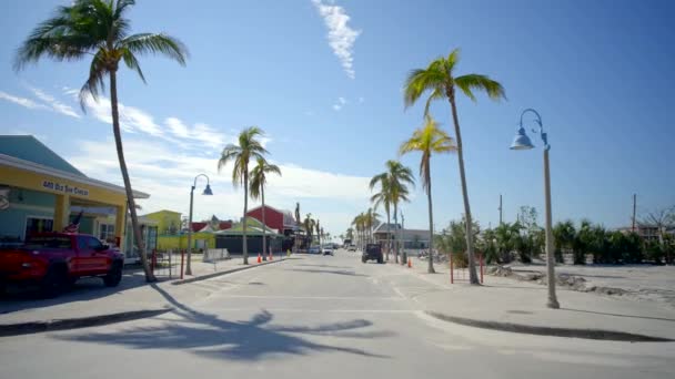 Fort Myers Beach Ponownie Otwarty Huraganie Ian — Wideo stockowe