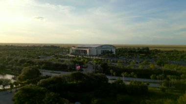 Havadan yükseliş FLA Canlı Arena Gündoğumu FL 'i ortaya çıkardı
