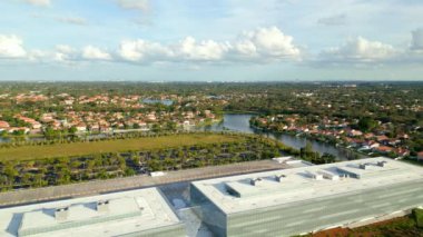  American Express Şirketi Sunrise Florida 'yı havadan çekti.