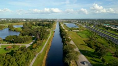 Hava görüntüsü New River Greenway Fort Lauderdale FL