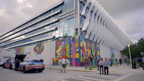 Miami Beach Usa Grudnia 2022 Video Tusz Miami Art Fair — Wideo stockowe