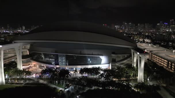 Miami Usa 2022 December Éjszakai Koncert Loandepot Parkban Miami — Stock videók