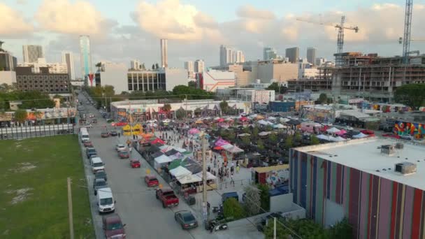 Miami Abd Aralık 2022 Wynwood Miami Sanat Merkezi Hafta Sonu — Stok video