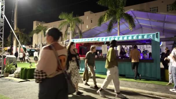 Miami États Unis Décembre 2022 Bar Boissons Fabriqué Partir Conteneur — Video