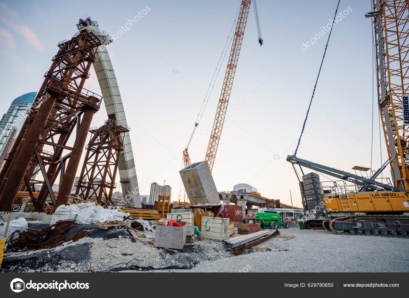 Miami Usa December 2022 Inspection Photos Miami Signature Bridge ...