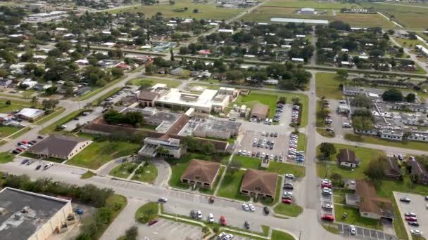 Aerial Video Hendry Regional Medical Center Clewiston — стокове відео