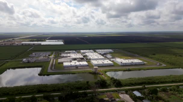 Centro Correccional South Bay Florida Aerial Drone Video — Vídeos de Stock