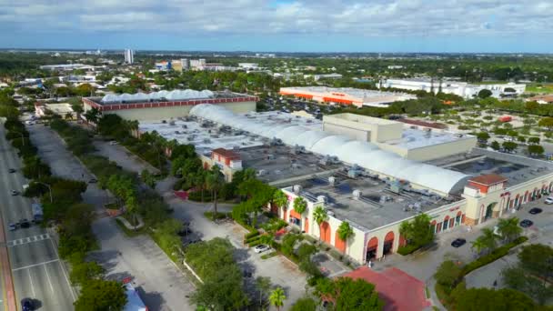 Luftaufnahme 163Rd Street Mall Miami — Stockvideo