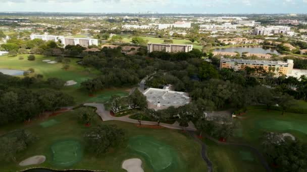 Grande Oaks Golf Kulübü Caddyshack Davie Florida Abd — Stok video