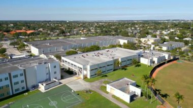 Drone video tour Western High School Davie FL