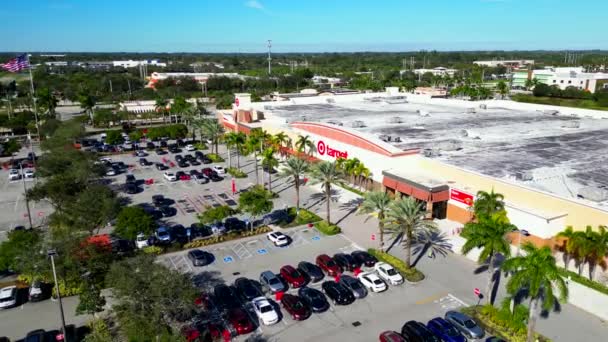Aerial Video Davie Target Store — Vídeo de Stock
