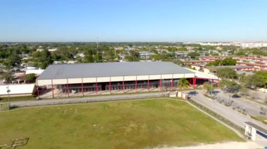 Bergeron Rodeo Grounds Davie FL aerial video 4k