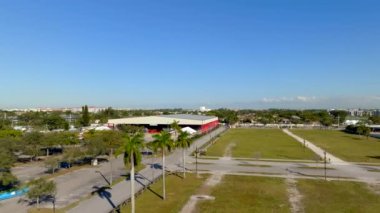 Aerial video Bergeron Rodeo Grounds Davie FL USA