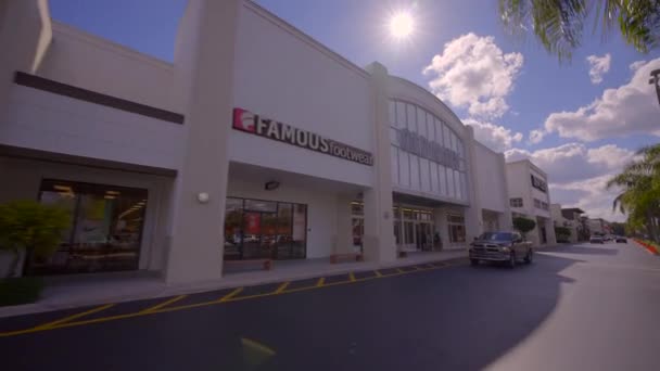 Businesses Tower Shops Davie Motion Video Tour — Vídeos de Stock