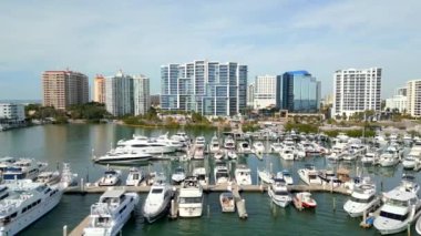 Aerial video The Vue Sarasota Bay