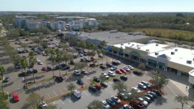 Aerial video of the Sarasota Town Center shopping center