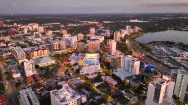 Stock video Sarasota twilight footage