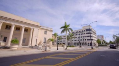Orange Avenue and Ringling Blvd traffic circle intersection Sarasota Florida