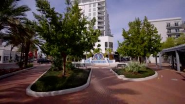 Fountain at Paul N Thorpe Jr Park Sarasota Florida