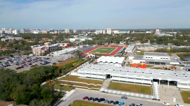 Aerial Video Sarasota High School — Wideo stockowe