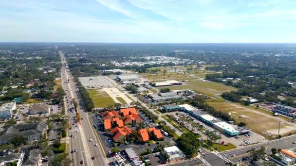 Aerial Video Clip Sarasota Fairgrounds Usa — Wideo stockowe