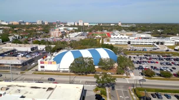 Aerial Video Sailor Circus Sarasota — Wideo stockowe